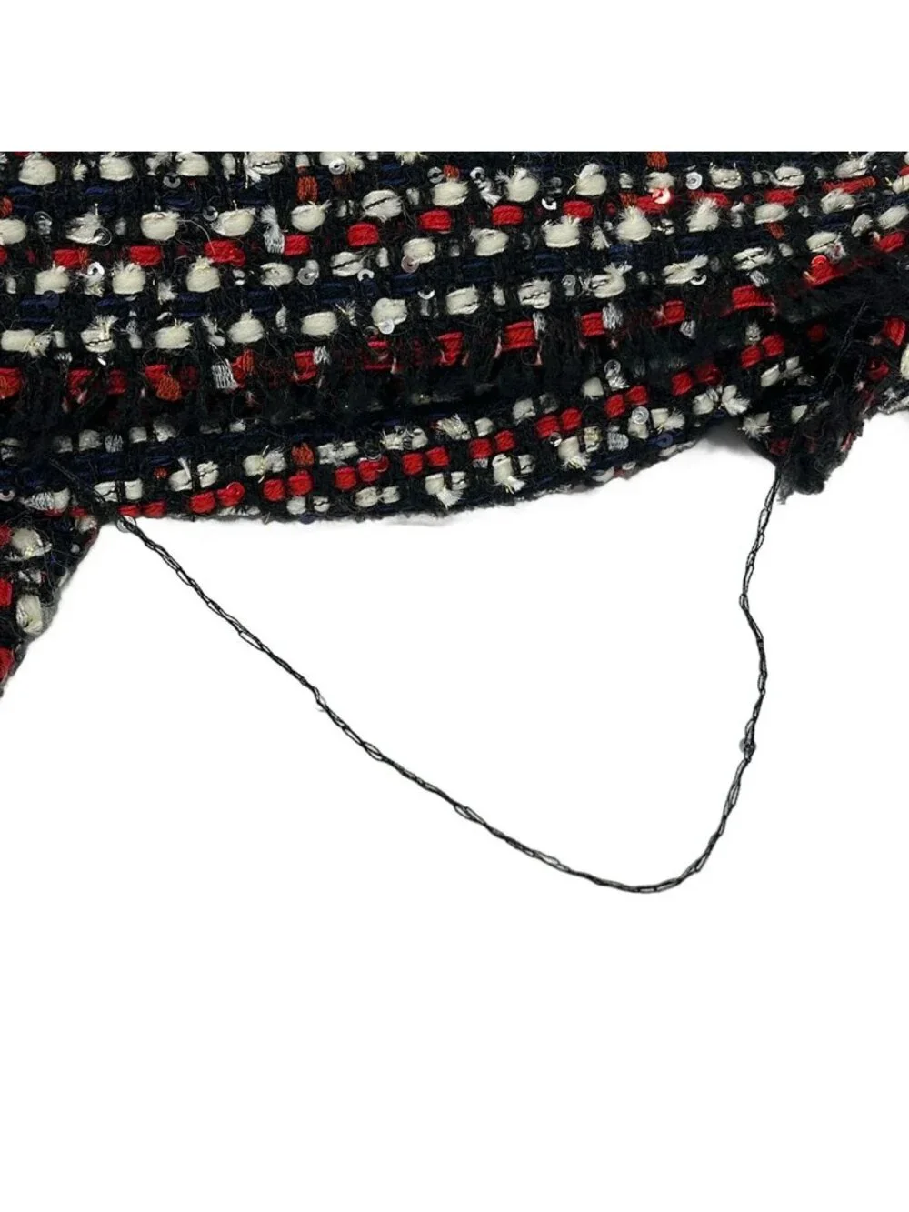 Gucci Scarf Black Mlb Collaboration San Francisco Giants Sequin Cotton Wool